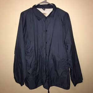 Vintage blue windbreaker